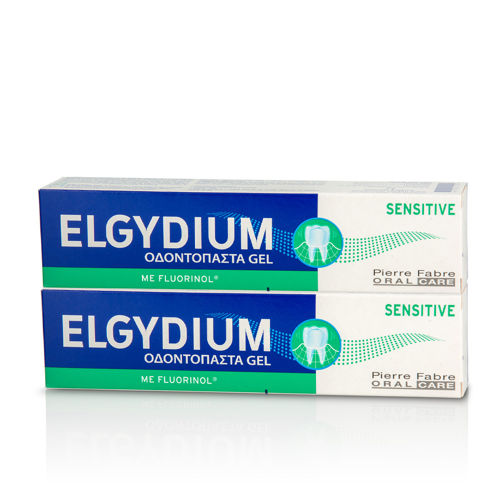 ELGYDIUM - PROMO PACK 2 ΤΕΜΑΧΙΑ SENSITIVE Toothpaste Gel - 75ml